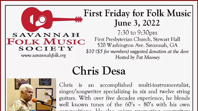 Image: First Friday for Folk Music - Chris Desa & The Massey Boys