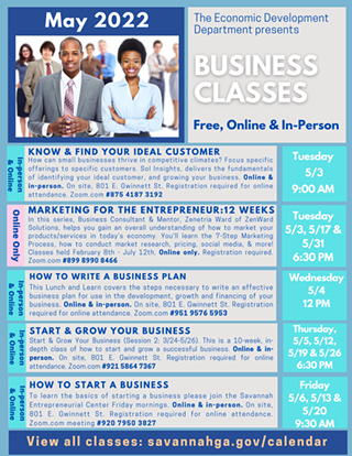 Image: Free Business Education & Community Enrichment Events