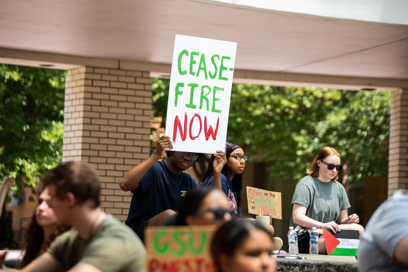 GALLERY: Pro-Palestine student protests at Georgia Southern University in Statesboro