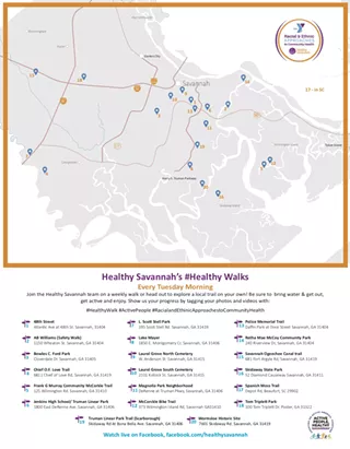 Image: Get up and Active each Tuesday with Healthy Walks