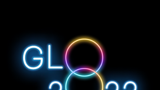 Image: "GLO Side of the Moon 2022" New Year's Eve Party