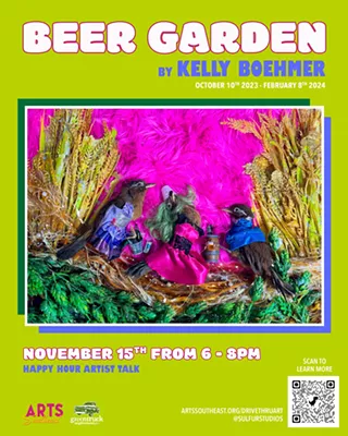 Image: Happy Hour Artist Talk: Kelly Boehmer in the Drive Thru Art Box