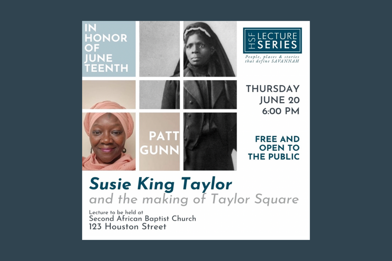 HSF Lecture Series: "Susie King Taylor and the Making of Taylor Square&rdquo;