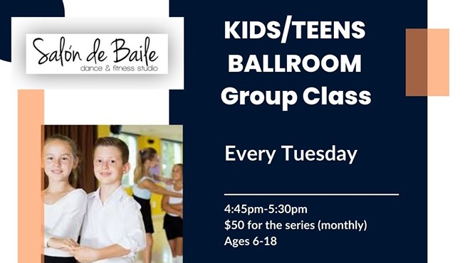 Kids/Teens Ballroom Basics and Beyond Group Series at SdeBDanceStudio Pooler, GA