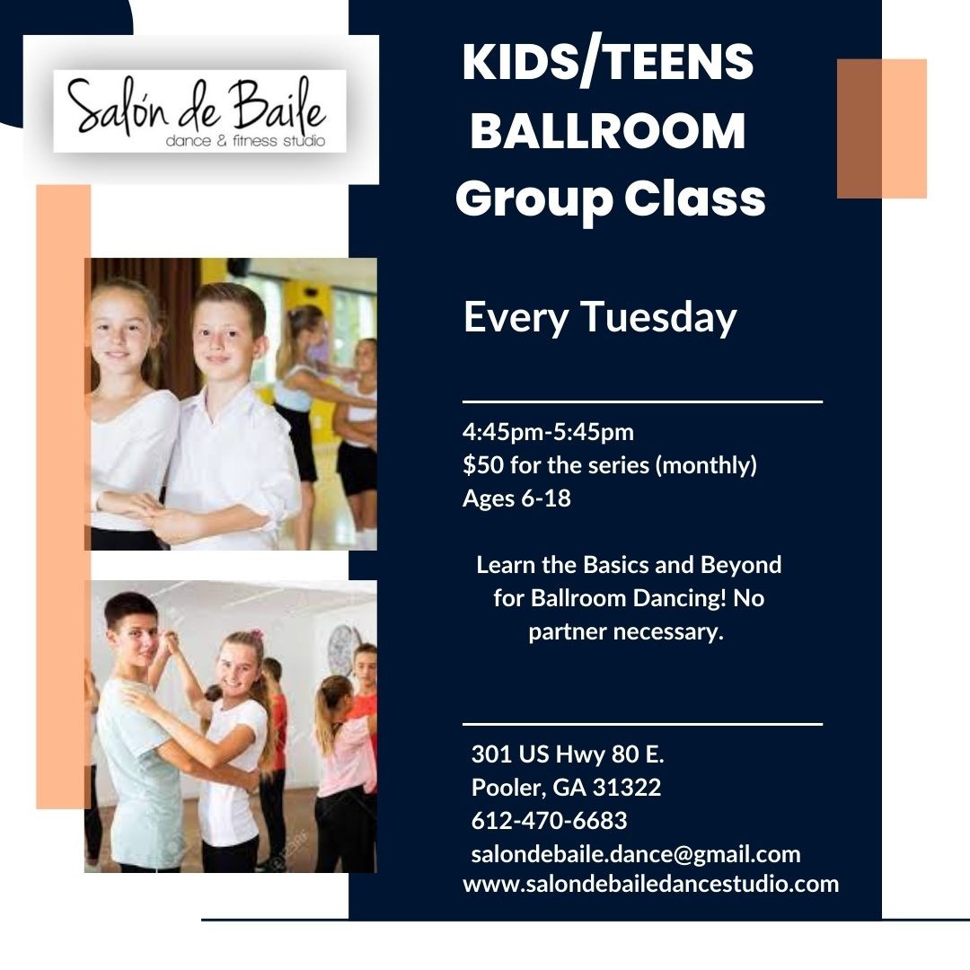 Kids/Teens Ballroom Group Class