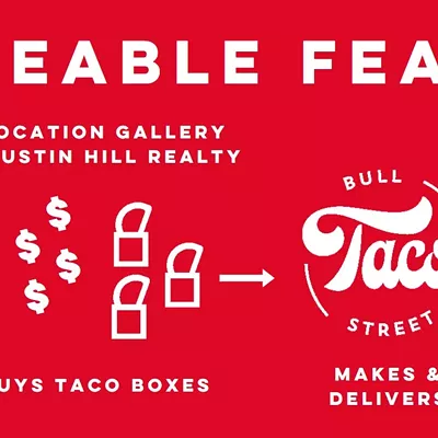 Image: Location Gallery partners with Bull Street Taco to sell art, feed nurses