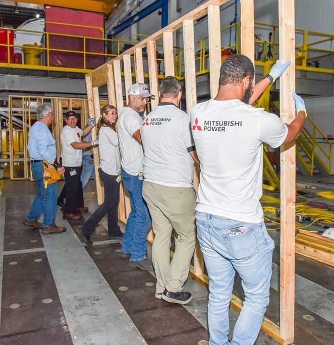 Mitsubishi Power Americas Hosts the Coastal Empire Habitat for Humanity for Inaugural Impact Impact Day