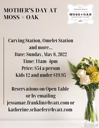 Image: Mother's Day Brunch at Moss + Oak