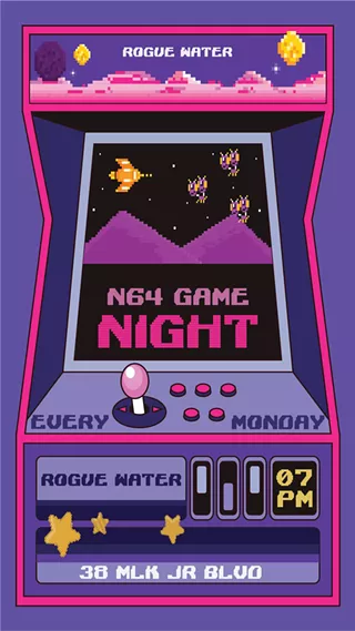 Image: N64 Game Night @ Rogue Water