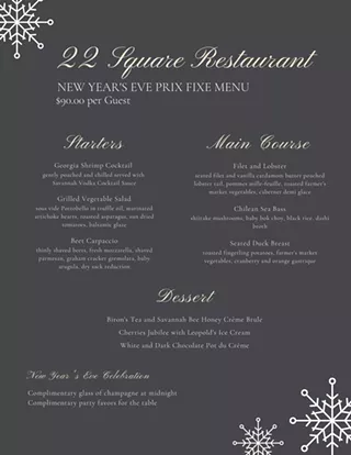 Image: New Year's Eve Dinner & Celebration