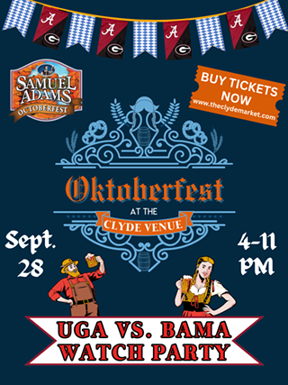 Image: Oktoberfest and UGA vs. Alabama Watch Party
