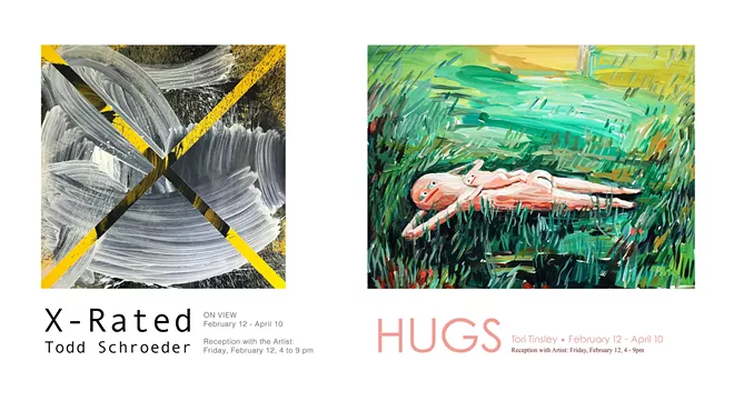 Image: Opening Reception - Todd Schroeder: X - Rated & Tori Tinsley: HUGS