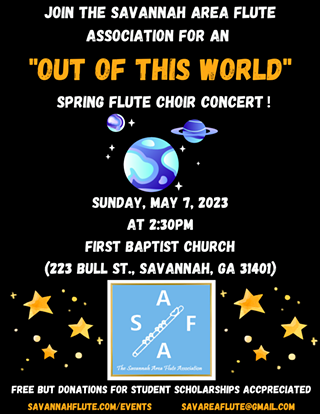 Image: "Out of This World" Flute Choir Concert!
