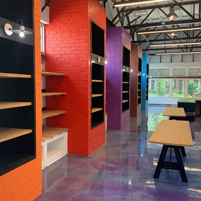 Image: Phase of work complete at Girl Scout Headquarters
