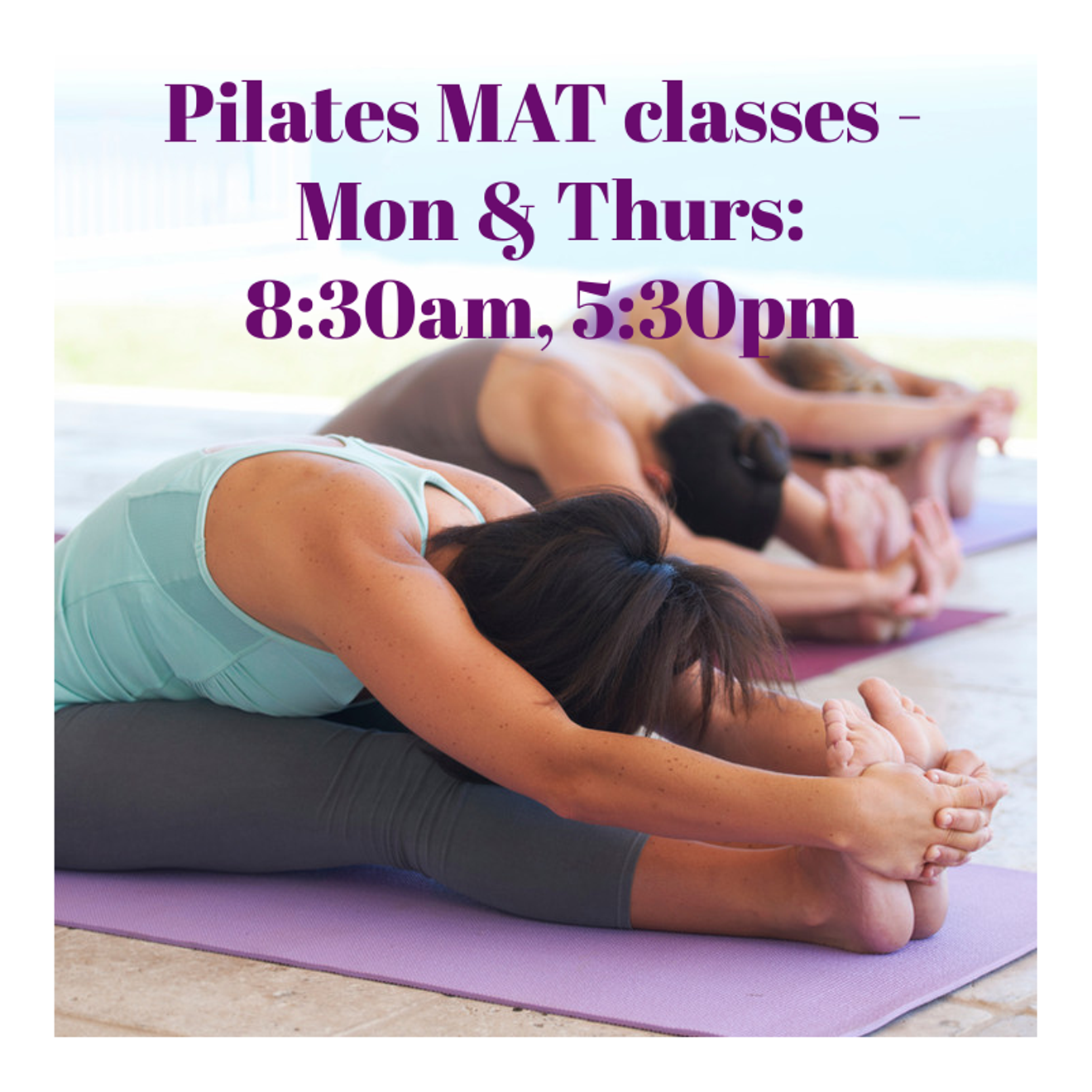 Classic MAT Pilates classes
