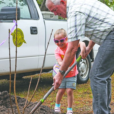 Planting it forward on Georgia Arbor Day with Savannah Tree Foundation