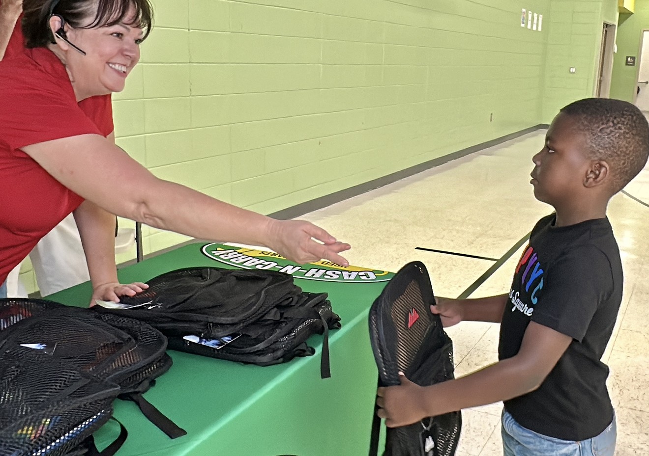 SA Recycling Savannah Staley and Cash and Carry Host Back to School Event for Haven Elementary