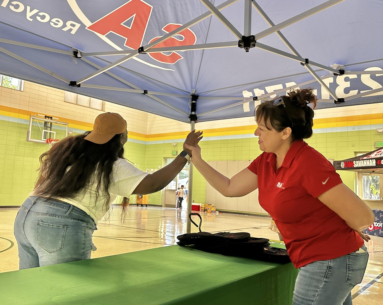 SA Recycling Savannah Staley and Cash and Carry Host Back to School Event for Haven Elementary