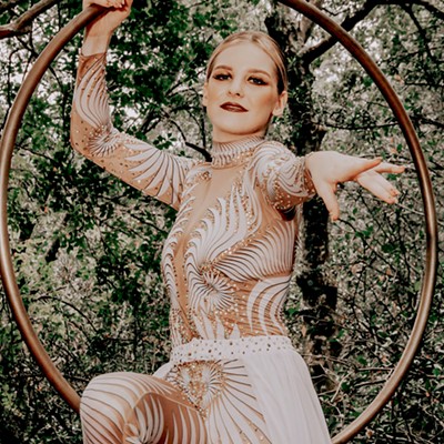 Sabrina Madsen and Savannah Cirque bring their aerial artistry to ‘Night in the Garden’ event