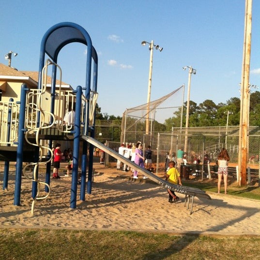 An old view of the playground at Minick in Savannah