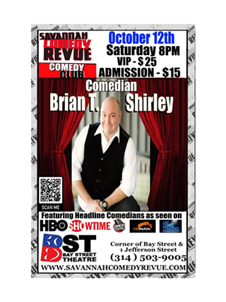 Image: Savannah Comedy Revue Presents Comedian/Actor Brian T Shirley