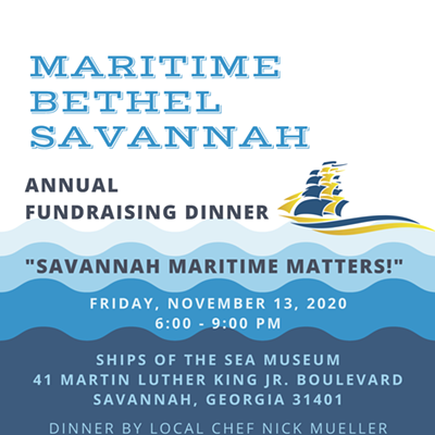 ‘Savannah Maritime Matters’ Fundraising Dinner benefitting Maritime Bethel Savannah