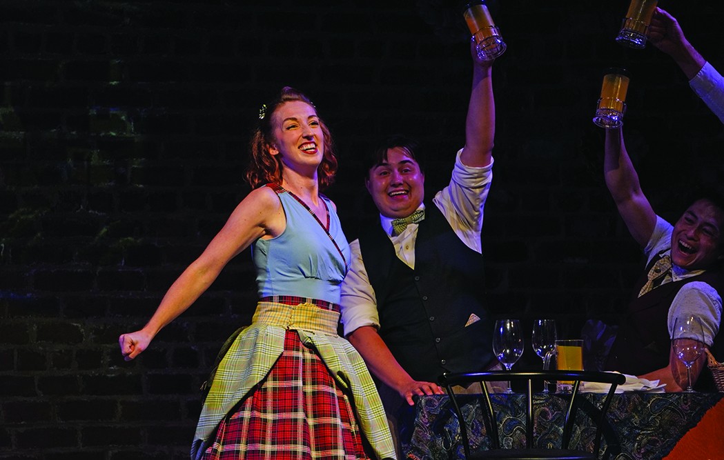 SVF artists Bridget Johnston and Zachary Sebek in the Festival’s rendition of “Return to Brigadoon” during its 10th season. Photo provided by Savannah Voice Festival.