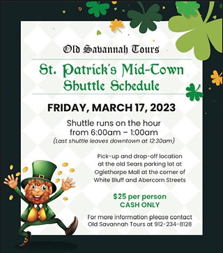 St. Patrick's Day Shuttle - Midtown