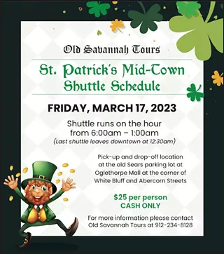 Image: St. Patrick's Day Shuttle - Midtown