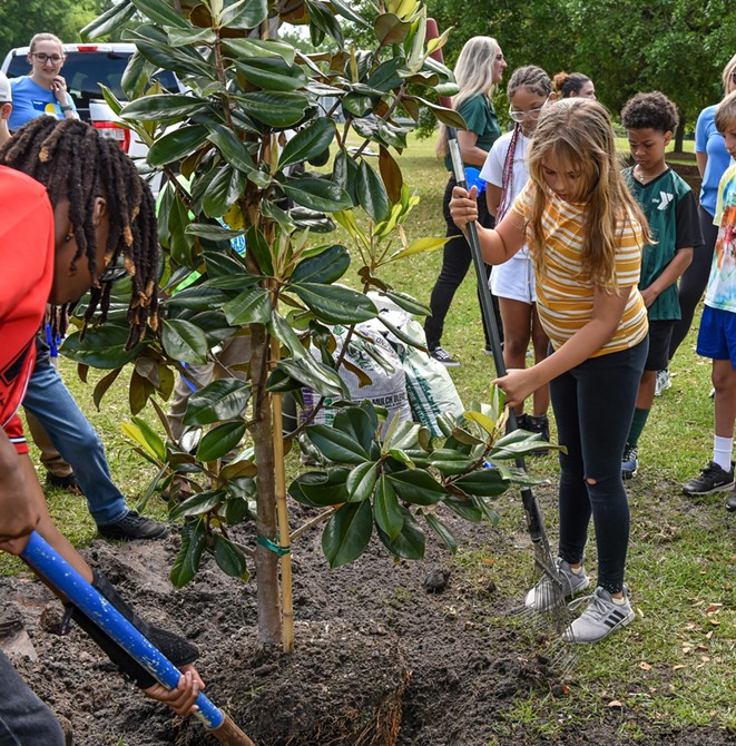 Tanger Outlets and The Greenery Celebrates Earth Day with Tree Planting