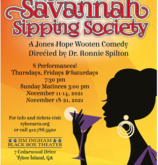 Image: "The Savannah Sipping Society" ~ a hilarious play about friendship... and cocktails