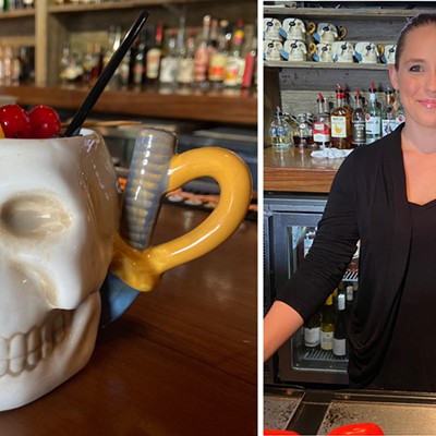 Try a "SKULL CRUSHER" at THE PIRATE'S HOUSE