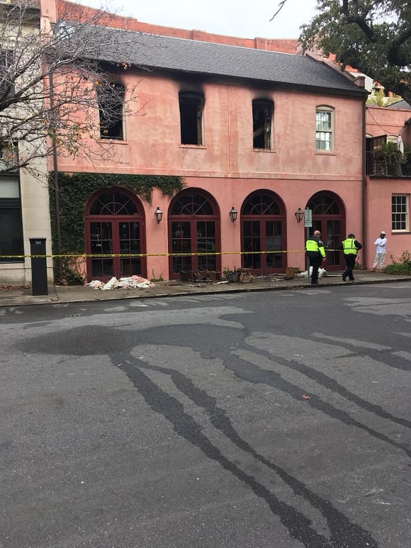 Olde Pink House looks forward to re-opening "as soon as possible" after fire