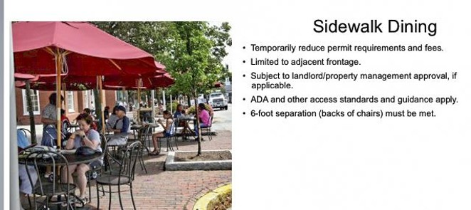 Savannah set to expand  sidewalk dining options