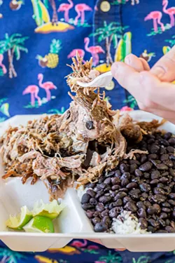 Cuban Window Cafe provides delicious views of authentic Caribbean street food