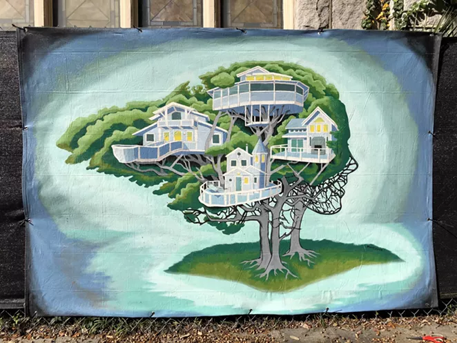 Fence Art Project enlivens construction sites with creative murals by Savannah artists