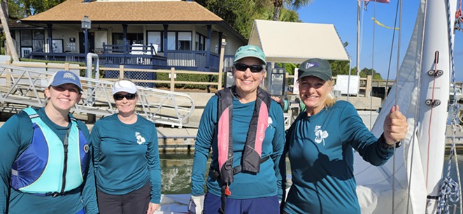 SMOOTH SAILING: For Geechee Sailing Club members, it’s about the journey, destination and friendship