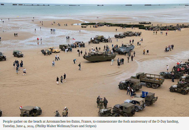 Army Rangers who climbed perilous cliff to silence German guns remembered ahead of D-Day anniversary