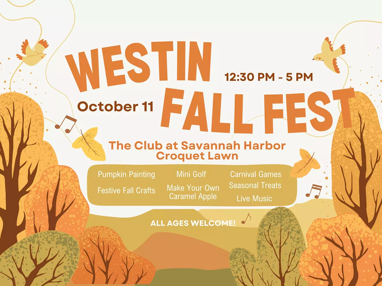 Westin Fall Fest on Saturday, October 11 from 12:30 pm to 5 pm